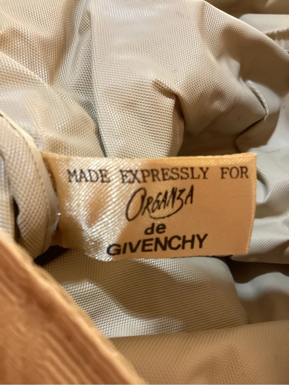 Vintage Givenchy Women’s Gold Cosmetic Bag